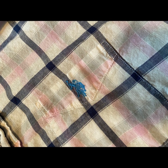 U.S. Polo Assn Linen 2XL Button Down S/S - Picture 2 of 4